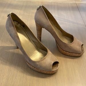Stuart Weitzman peep toed heels